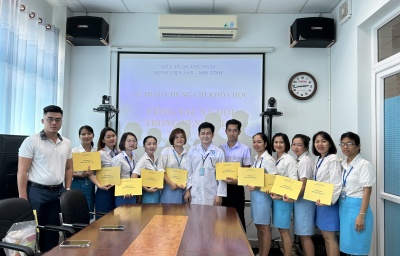 Đào tạo lớp Công tác xã hội trong Bệnh viện năm 2023. 